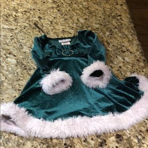 Green Christmas dress